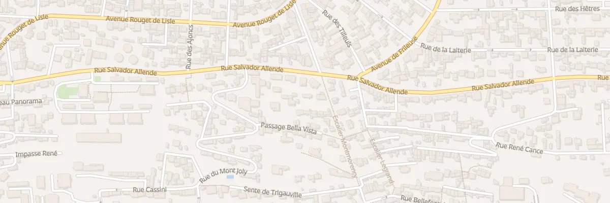 Plan du 182 Rue Salvador Allende au Havre