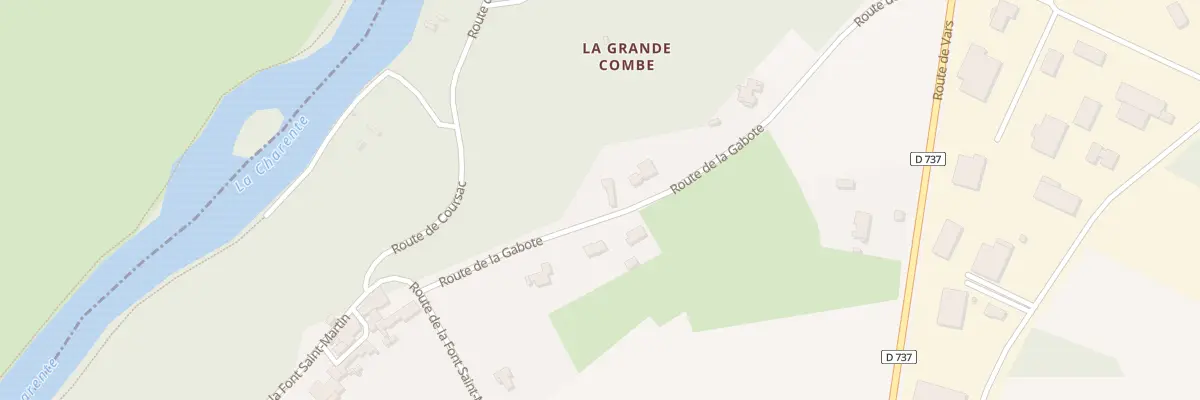 Plan du 17 Rte de la Gabote à Balzac