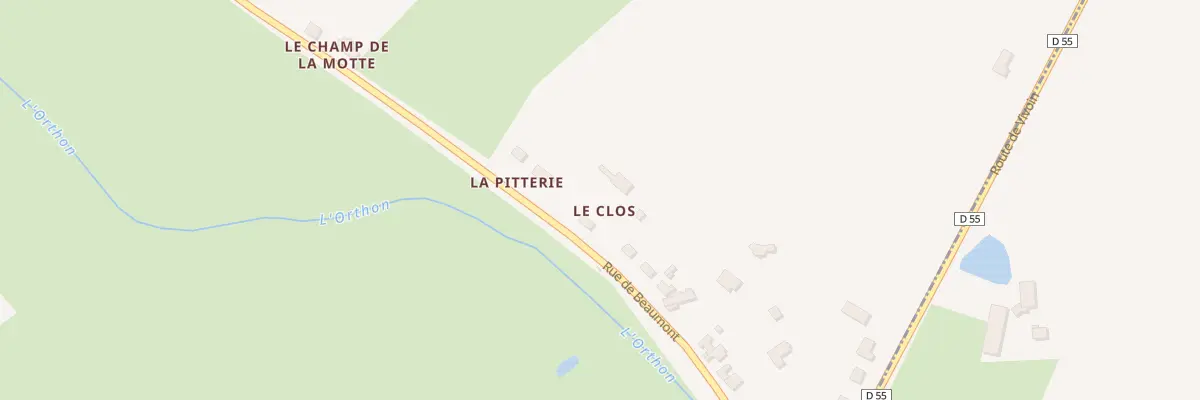 Plan du 77 Rue de Beaumont à Maresché