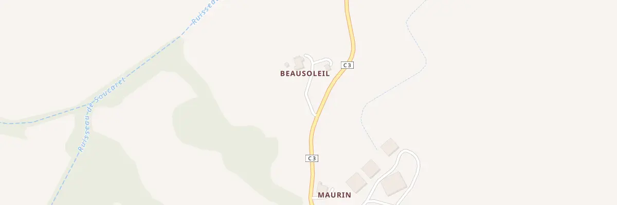 Plan du 2015 Che de Saint-Laurent à Castelnavet
