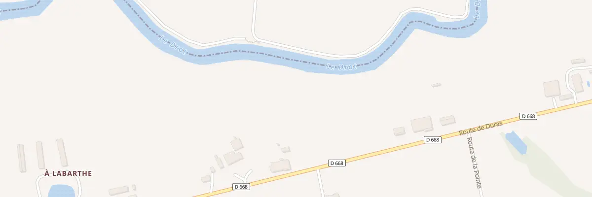 Plan du 73 A Labarte à Cours-de-Monségur