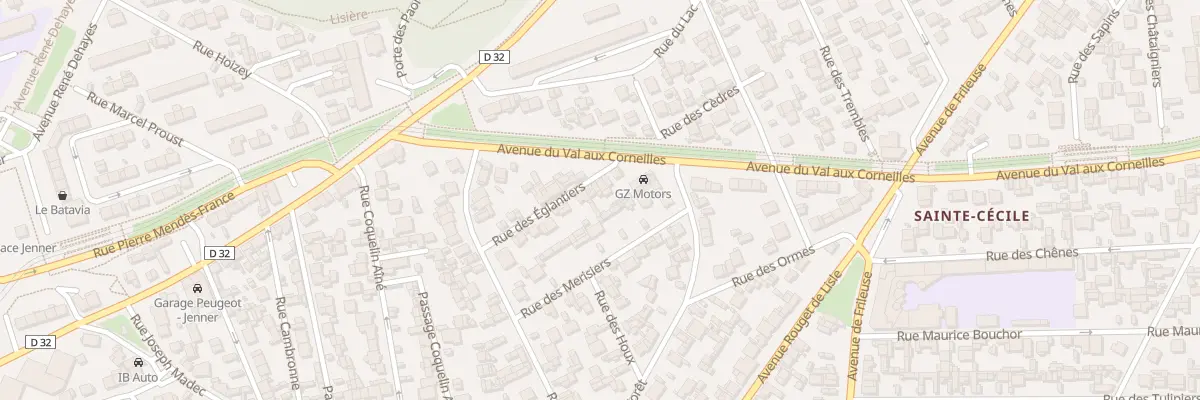 Plan du 16 Rue des Eglantiers au Havre