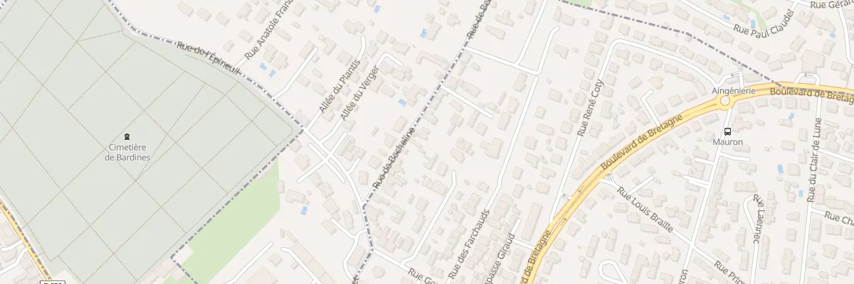 Plan du 19 Rue de Bécheline à Angoulême