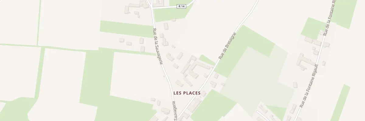 Plan du 21B Rue de la Sauvagère à Savigny-en-Véron