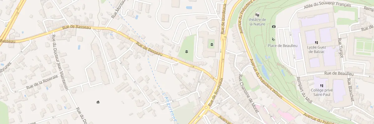 Plan du 24 Rue de Basseau à Angoulême