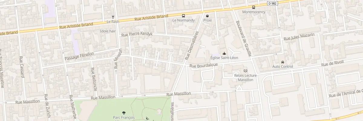 Plan du 21 Rue Desmallières au Havre
