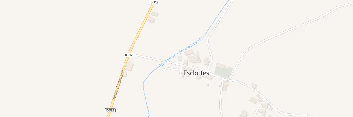 Plan du 7B Le Bourg à Esclottes