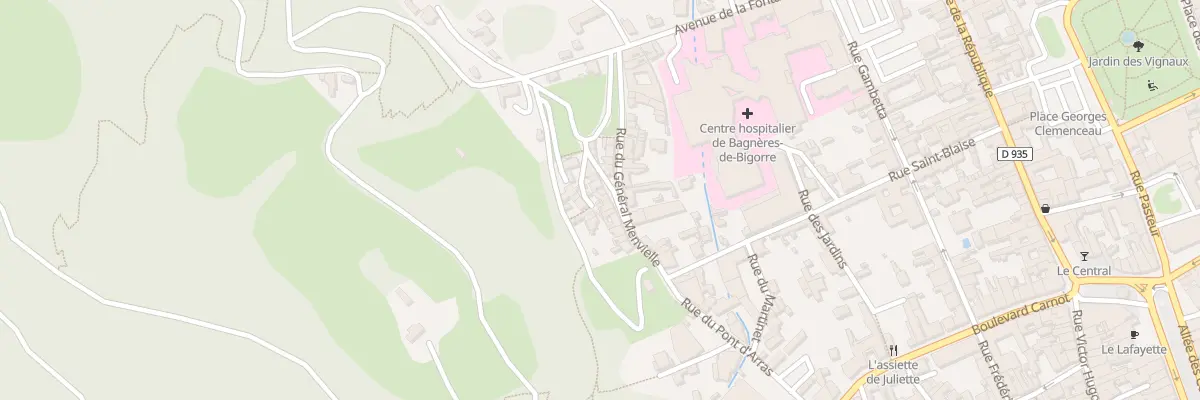 Plan du 11 Rue du Montolivet à Bagnères-de-Bigorre