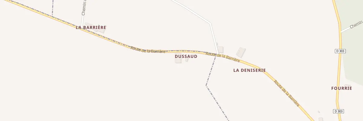 Plan du 1 Dussaud à Saint-Vivien-de-Monségur
