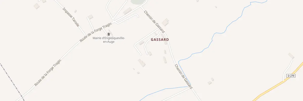 Plan du 349 Rte de Gassart à Englesqueville-en-Auge