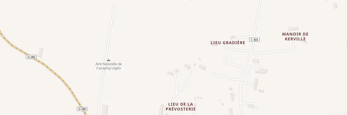 Plan du 164T Rte du Lieu Train à Reux