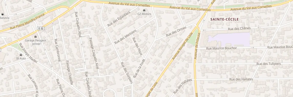Plan du 17 Rue de la Forêt au Havre