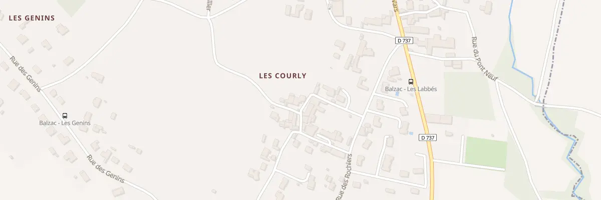 Plan du 11 Rue des Courly à Balzac