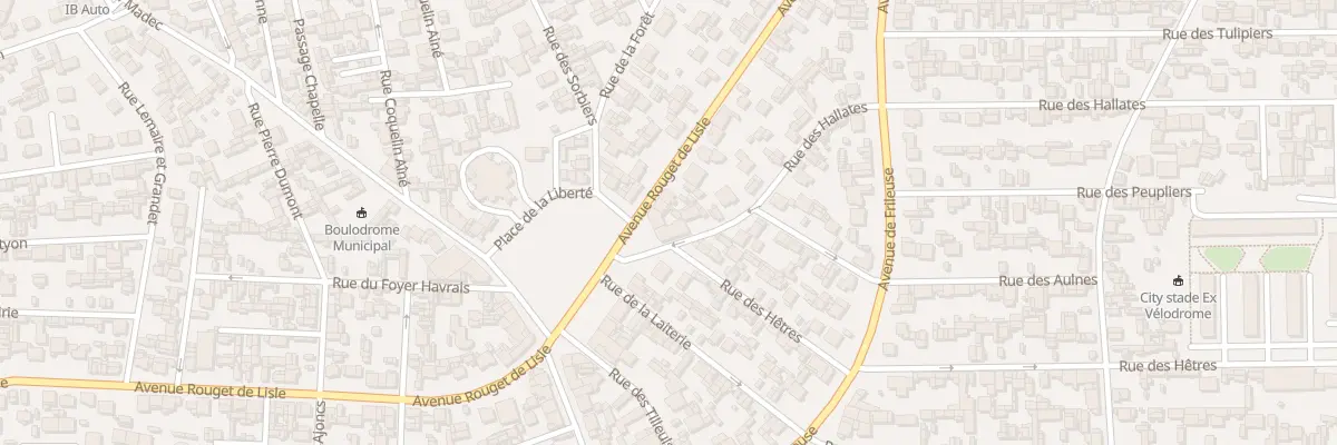 Plan du 3 Rue des Hallates au Havre