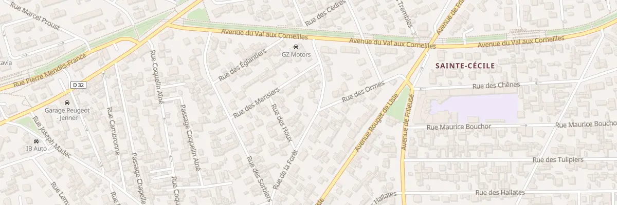 Plan du 23 Rue de la Forêt au Havre
