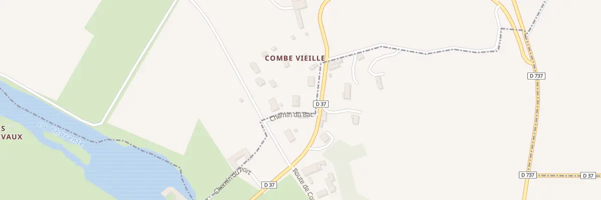 Plan du 1 Rte des Fours a Chaux à La Boixe