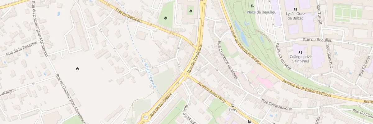 Plan du 246 Rue de Bordeaux à Angoulême