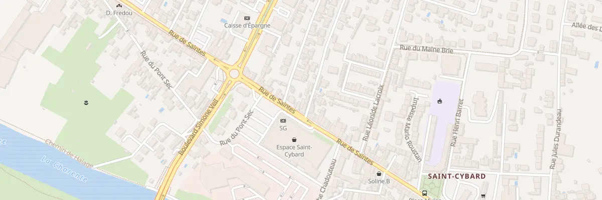 Plan du 110 Rue de Saintes à Angoulême