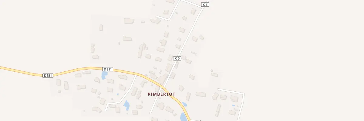 Plan du 2 Rue de Rimbertot à Cauville-sur-Mer