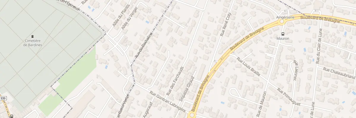 Plan du 14 Rue des Farchauds à Angoulême