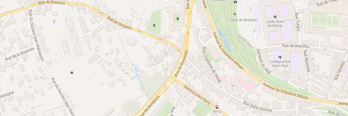 Plan du 236 Rue de Bordeaux à Angoulême