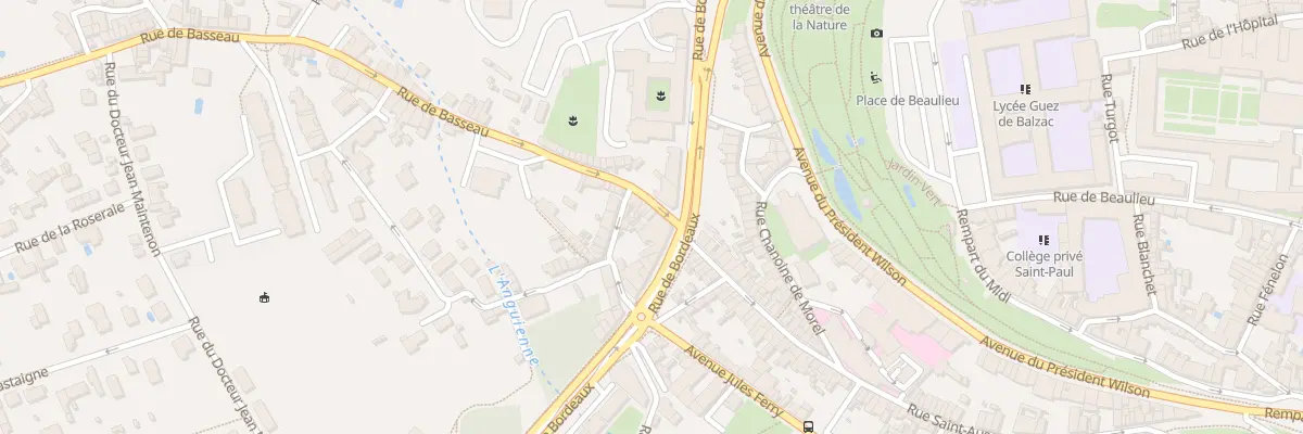 Plan du 3 Rue de Basseau à Angoulême