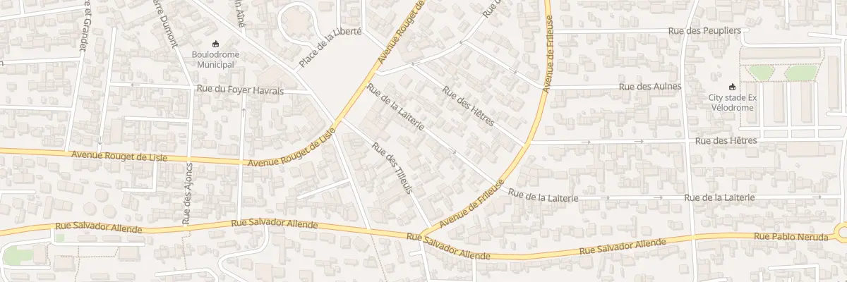 Plan du 12 Rue de la Laiterie au Havre