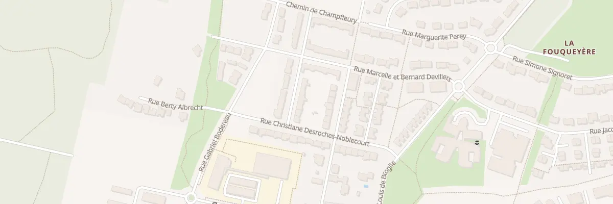 Plan du 8 Rue Jacqueline de Romilly au Mans