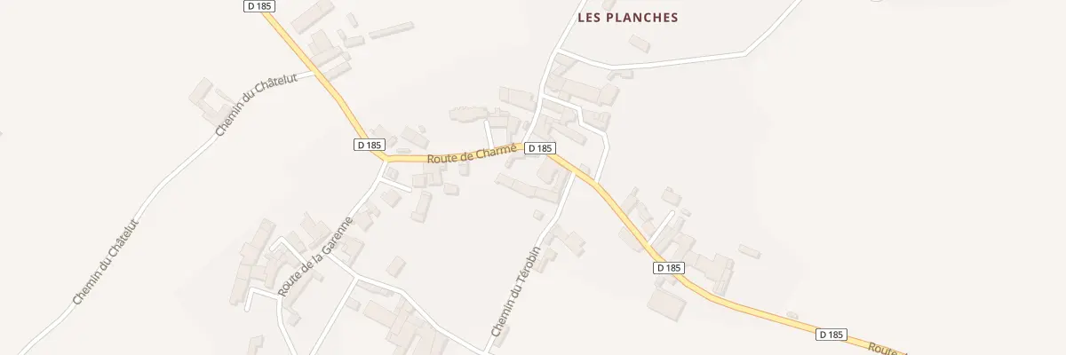 Plan du 3 Rte de Fontenille à Juillé