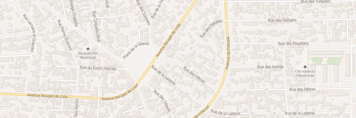 Plan du 1 Rue des Hêtres au Havre