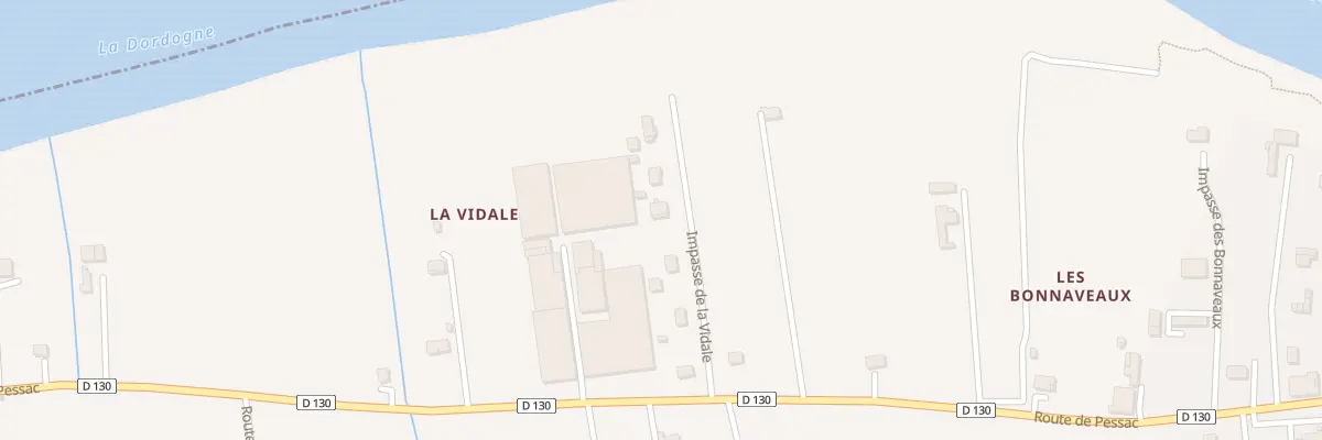 Plan du 39B La Vidale à Eynesse