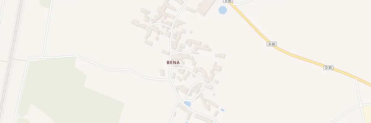 Plan du 34 Bena à Chaunay