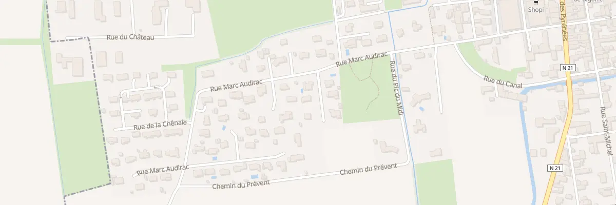 Plan du 10 Rue Marc Audirac à Rabastens-de-Bigorre