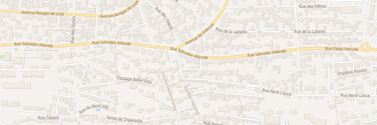 Plan du 204 Rue Salvador Allende au Havre