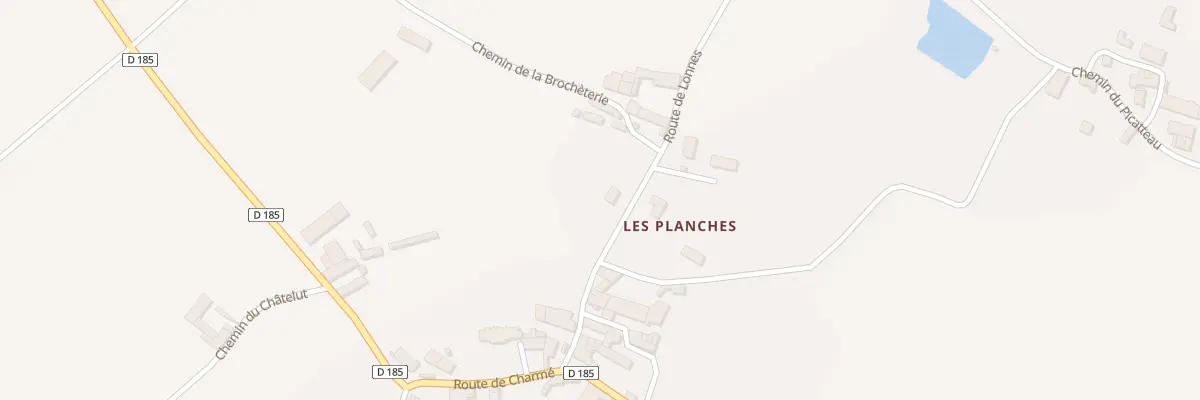 Plan du 3 Rte de Lonnes à Juillé