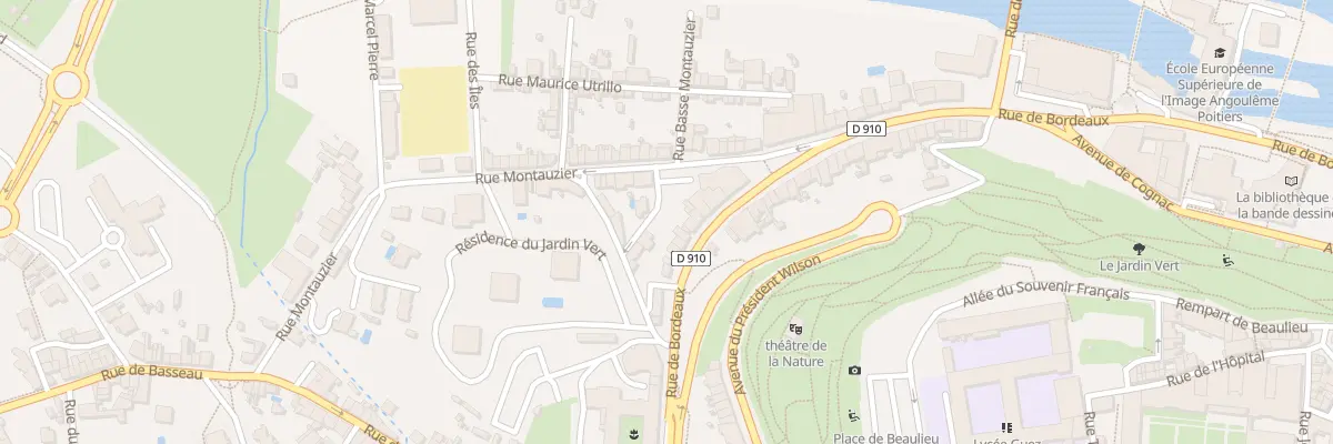 Plan du 204 Rue de Bordeaux à Angoulême