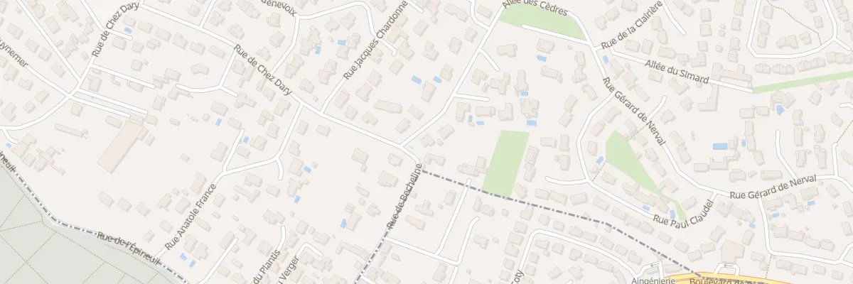 Plan du 2 All des Cedres à Saint-Yrieix-sur-Charente