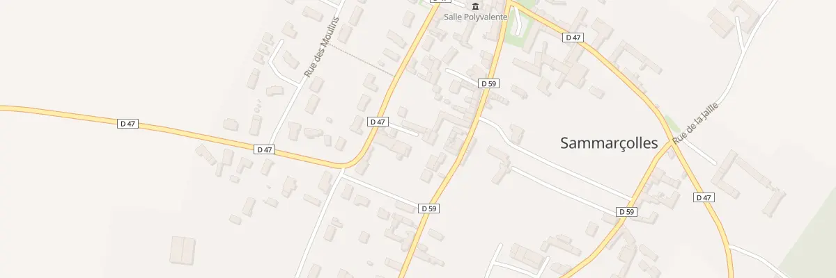 Plan du 15 Rue du Moulin Guillot à Sammarçolles