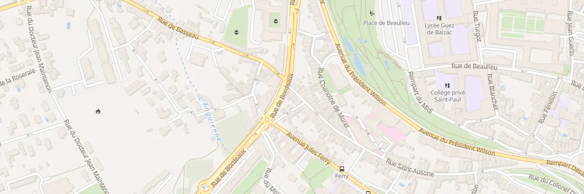 Plan du 109 Rue Saint Ausone à Angoulême