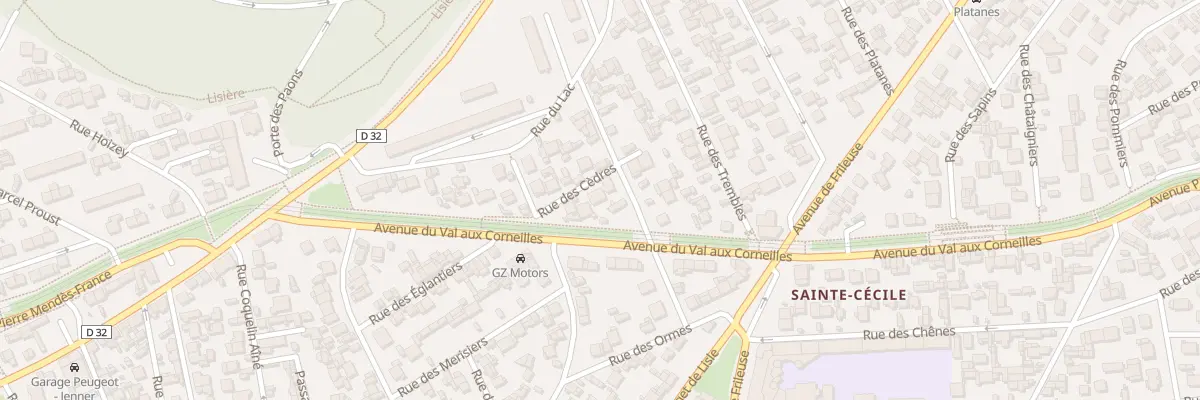 Plan du 10 Rue des Cèdres au Havre