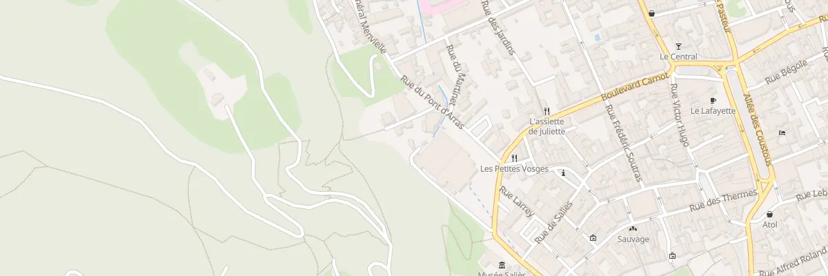 Plan du 13 Che de la Roquette à Bagnères-de-Bigorre