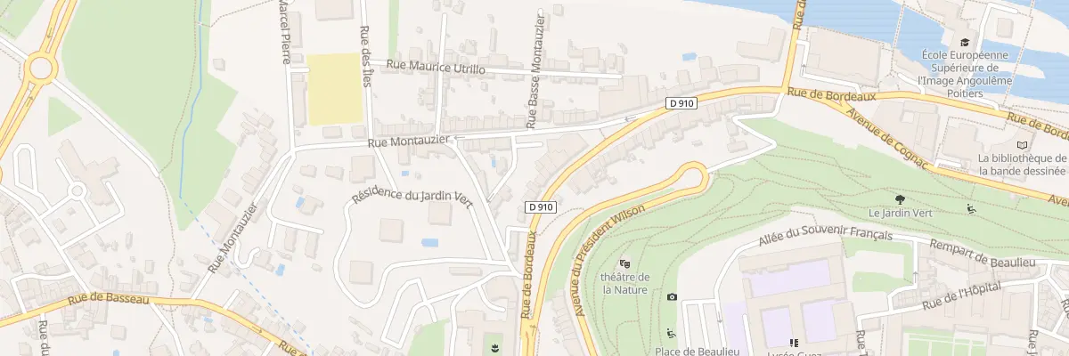 Plan du 202 Rue de Bordeaux à Angoulême