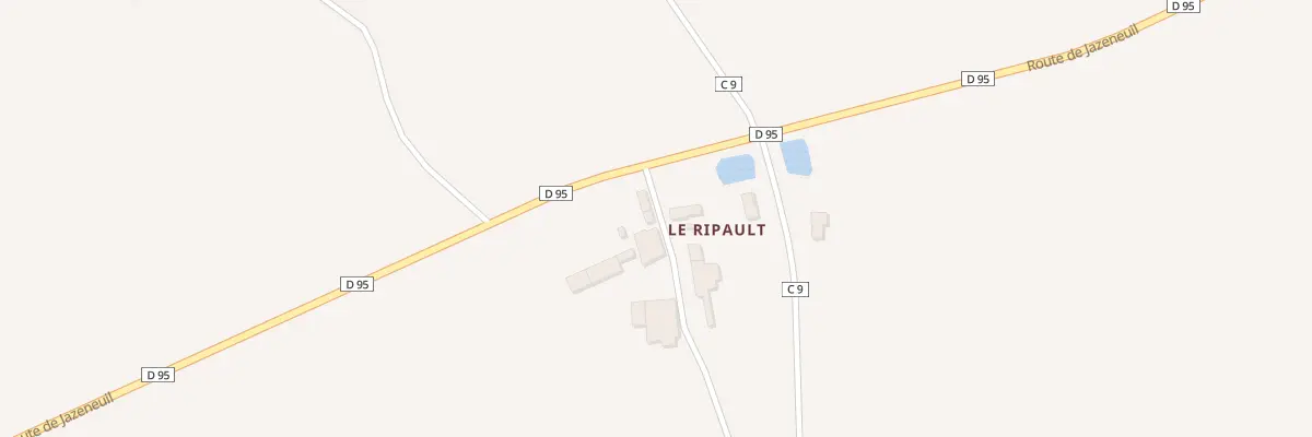 Plan du 5115 Le Ripault à Coulombiers