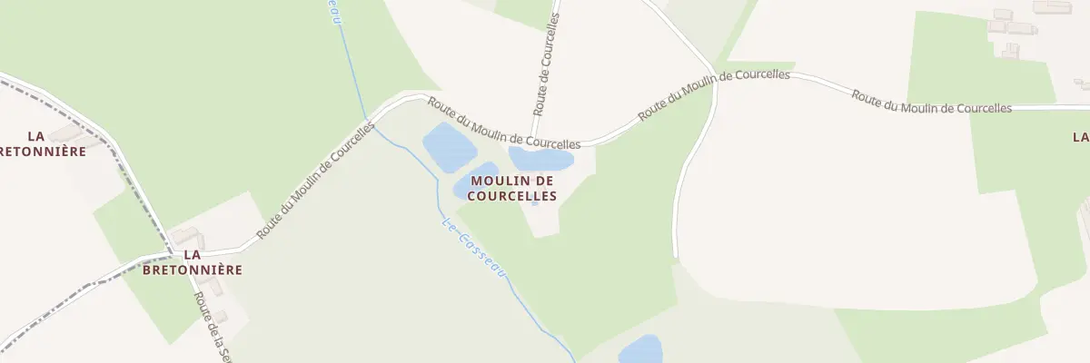 Plan du 5132 Moulin de Courcelles à Requeil