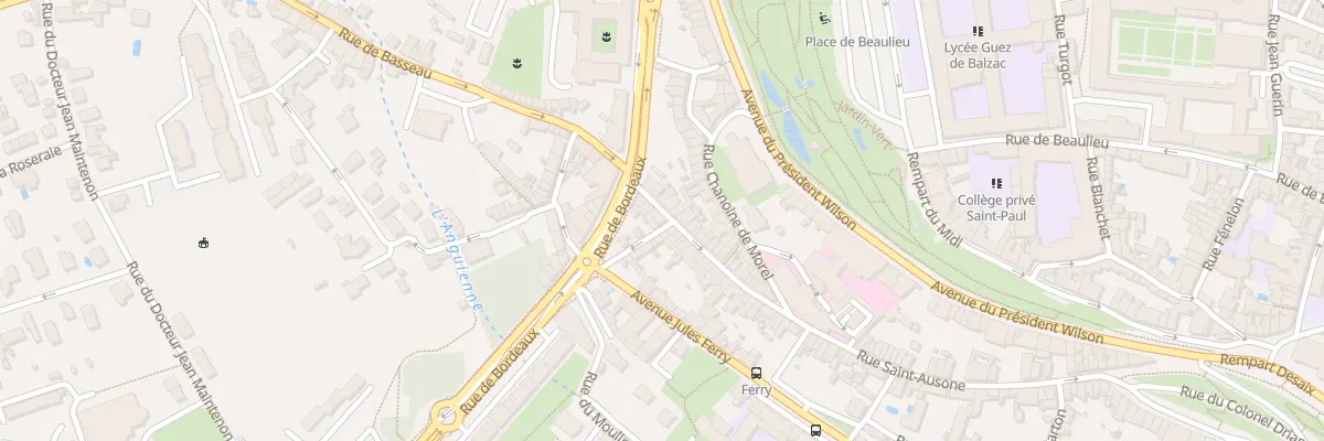 Plan du 103 Rue Saint Ausone à Angoulême