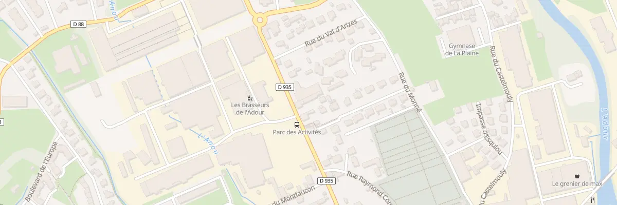 Plan du 22 Av General Leclerc à Bagnères-de-Bigorre