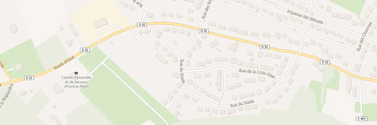 Plan du 30 Rue du Stade à Yvré-le-Pôlin