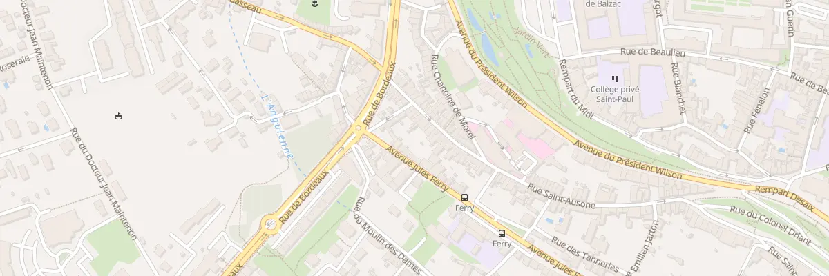 Plan du 93 Rue Saint Ausone à Angoulême