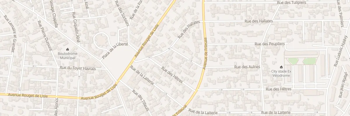 Plan du 4 Rue des Aulnes au Havre