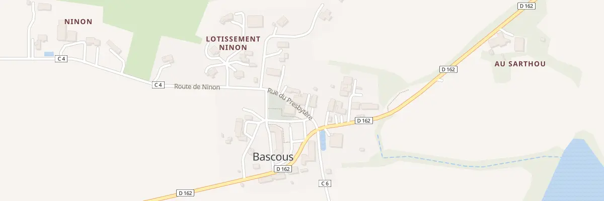 Plan du 5015 Au Village à Lannepax